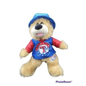 💚4/$20 Texas Rangers Good Stuff Genuine Merchandise Baseball Bear Plush 2011